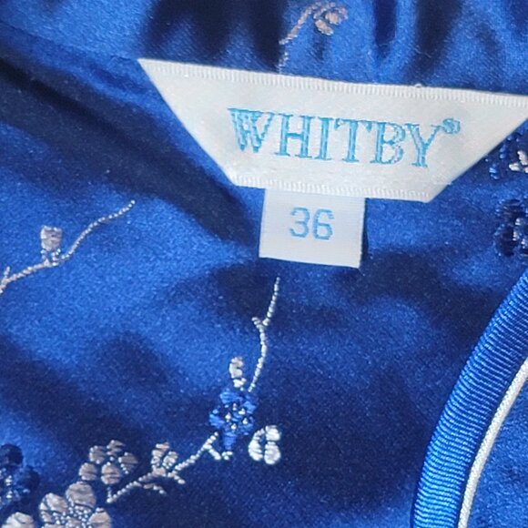 Traditional Blue Chinese Dress Size 36 Small - Picture 3 of 10